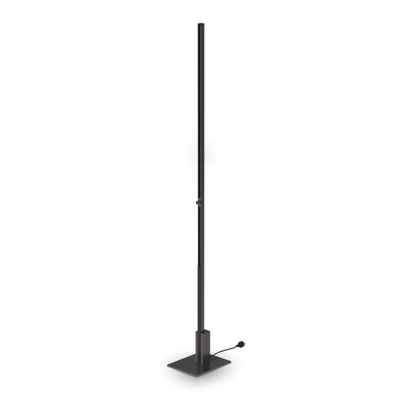 Lámpara de pie Ideal Lux Ego negro regulable 201cm