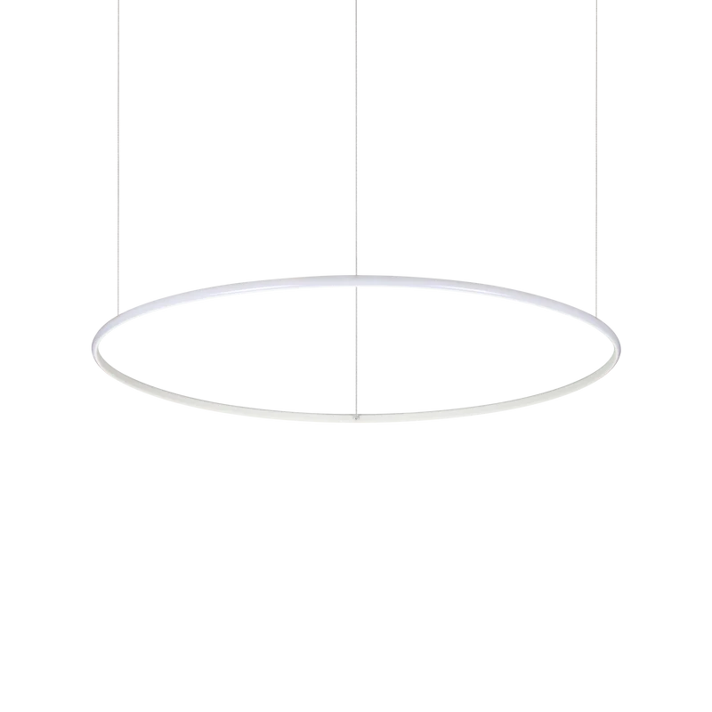 Lámpara colgante Ideal Lux Hulahoop blanco LED 46W Ø100,5cm