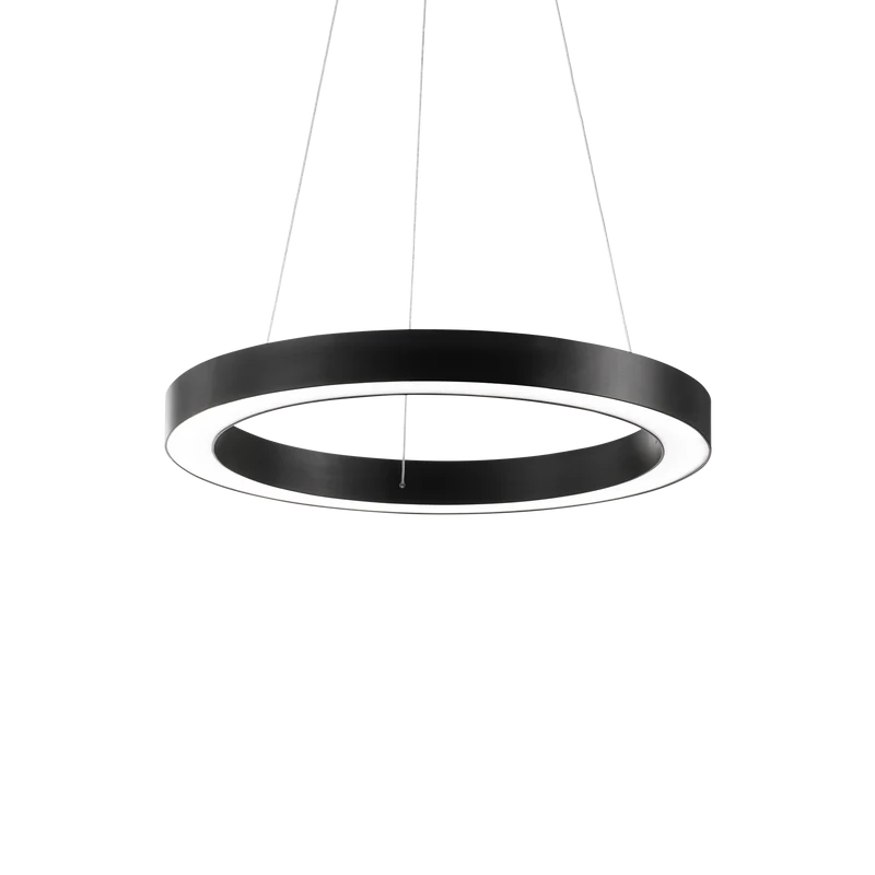 Lámpara colgante Ideal Lux Oracle negro LED 28W Ø50cm