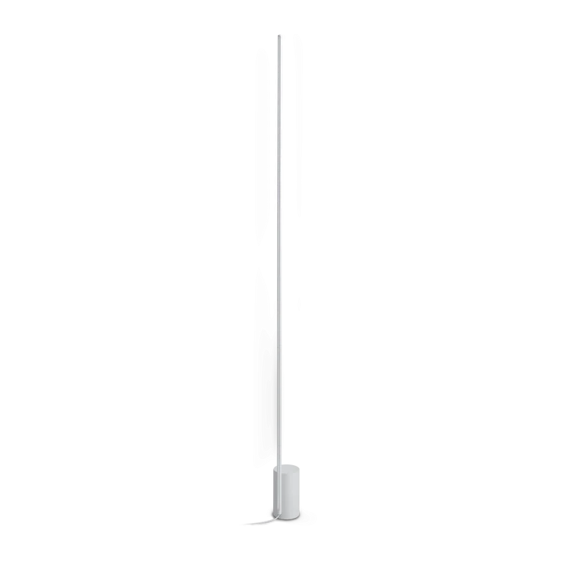 Lámpara de pie Ideal Lux Essence blanco cristal LED 24W 3000K regulable 160,5cm