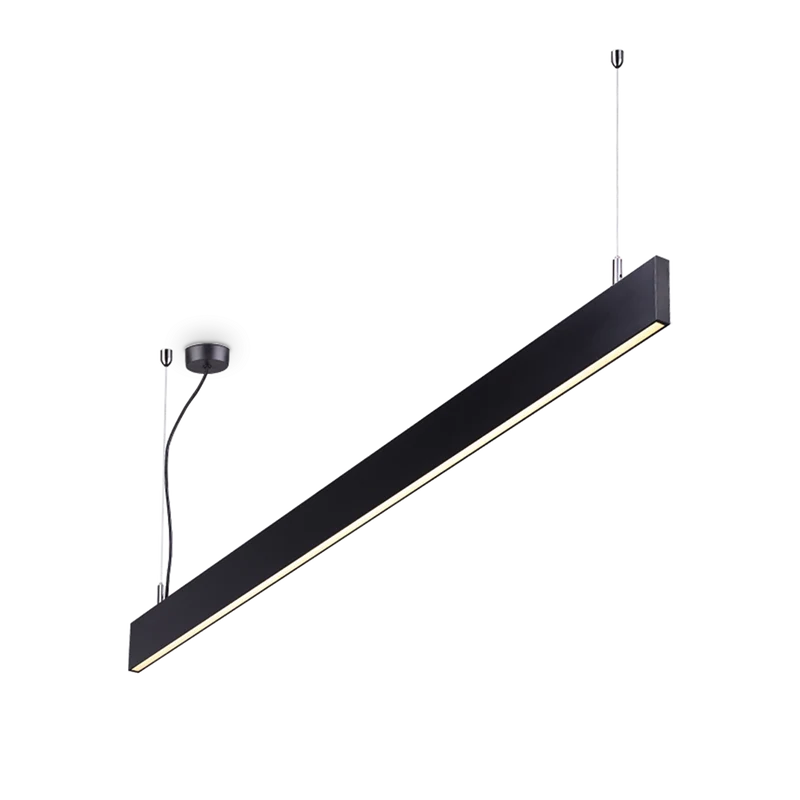 Sistema lineal Ideal Lux Steel negro LED 32W 4000K regulable 120cm