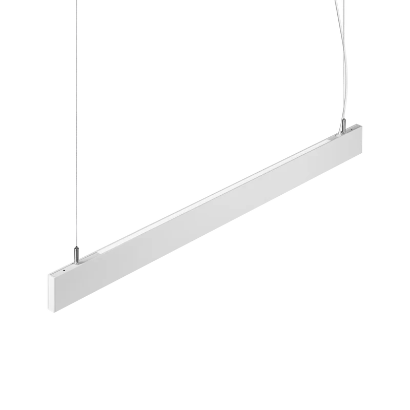 Sistema lineal Ideal Lux Steel blanco LED 2 luces 38W 3000K regulable 119,2cm
