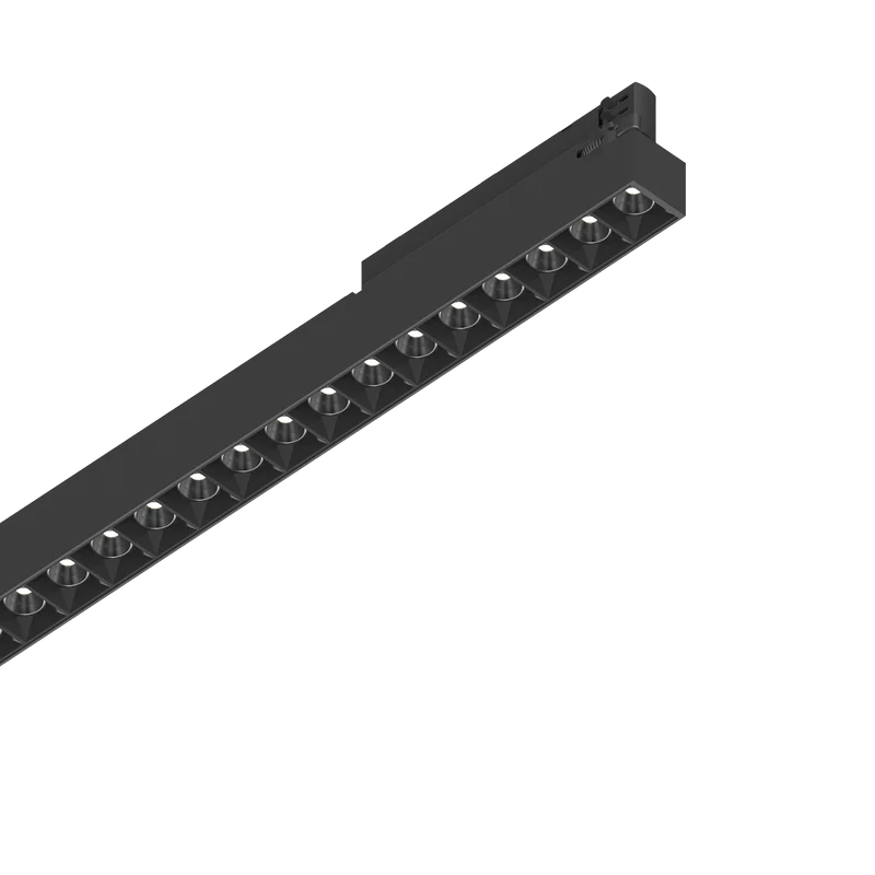 Foco de carril Ideal Lux Display negro LED 14W 3000K regulable 53,5cm