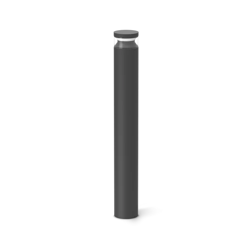 Baliza de exterior Ideal Lux Boeing negro cristal LED 14W IP65 100cm