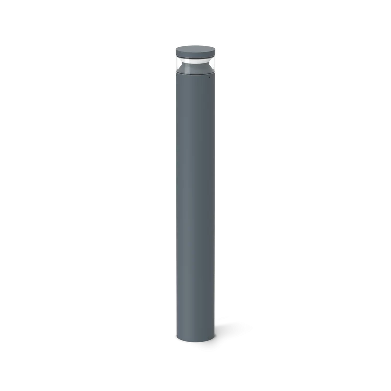 Baliza de exterior Ideal Lux Boeing antracita cristal LED 14W IP65 100cm