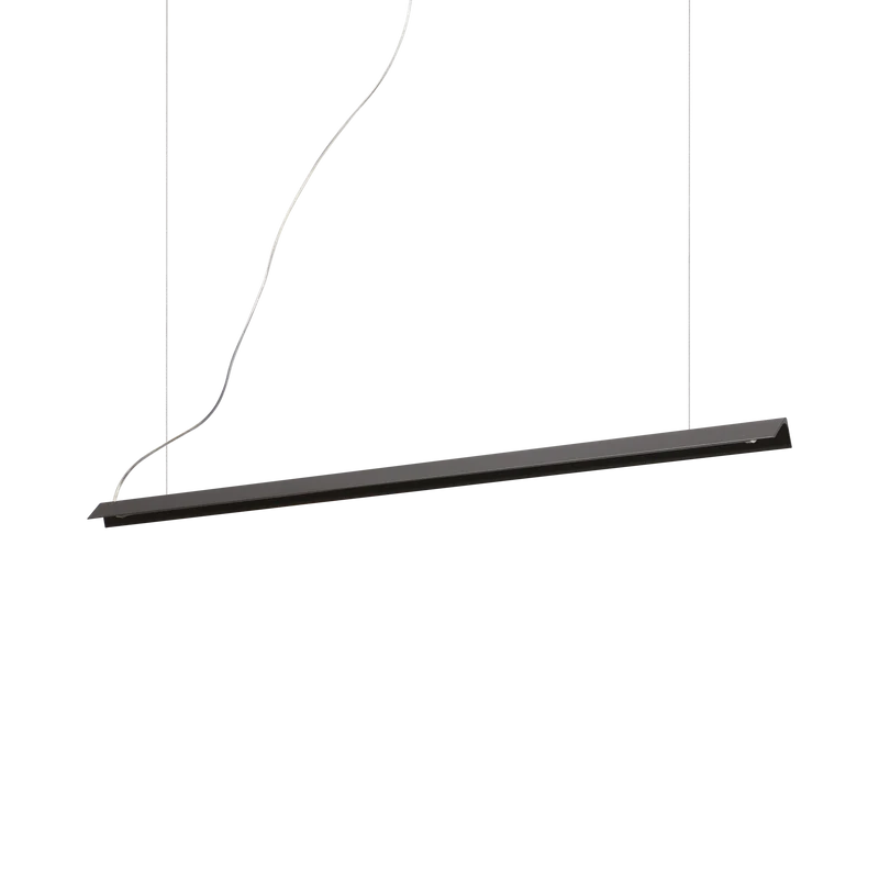 Lámpara colgante Ideal Lux V-Line negro LED 20W 110cm