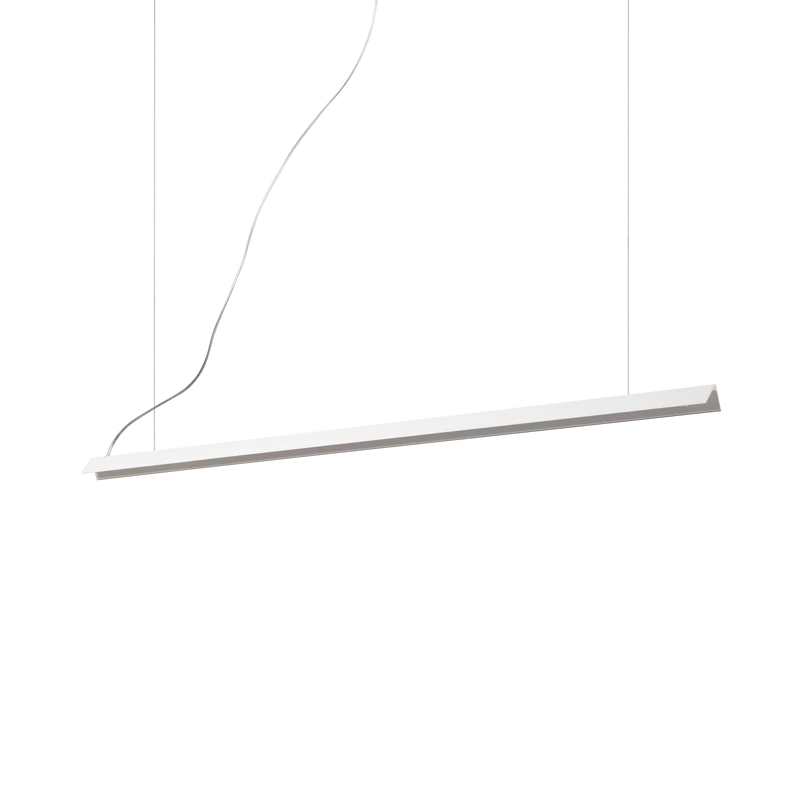 Lámpara colgante Ideal Lux V-Line blanco LED 20W 110cm