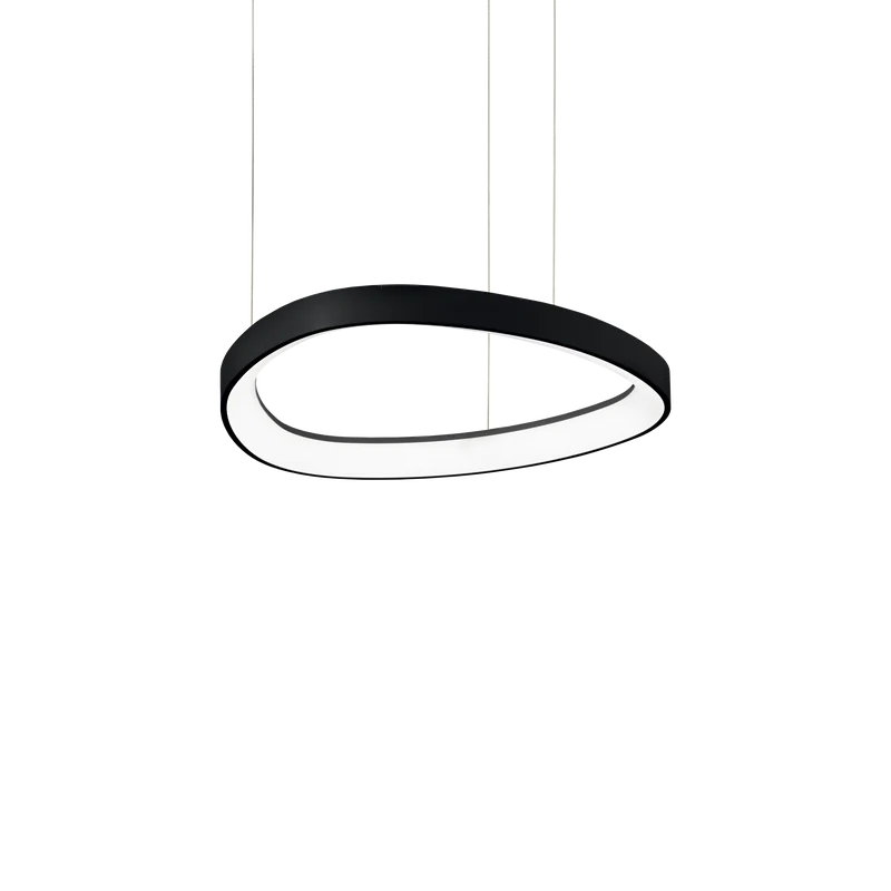 Lámpara colgante Ideal Lux Gemini negro LED 36W 4000K 42,5cm