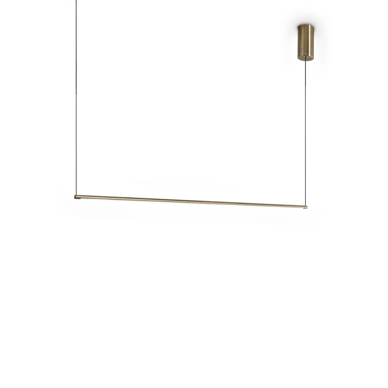 Lámpara colgante Ideal Lux Essence latón LED 19W 3000K 115cm