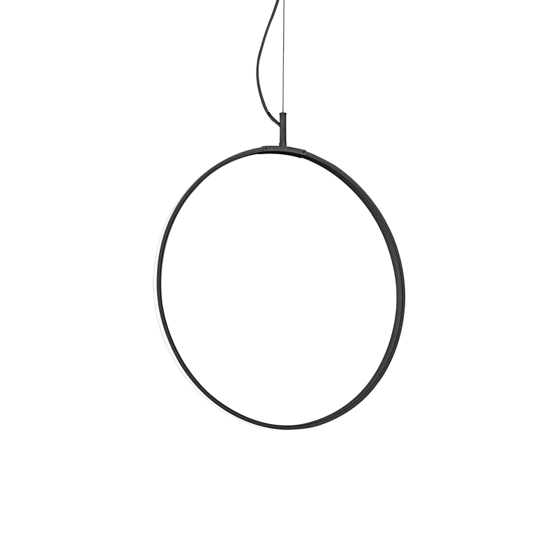 Lámpara colgante Ideal Lux Circus negro LED 29W 44,5cm