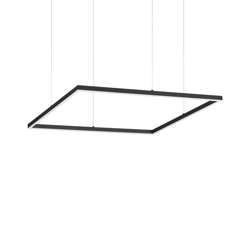 Lámpara colgante Ideal Lux Oracle Slim negro LED 44W 3000K 70cm
