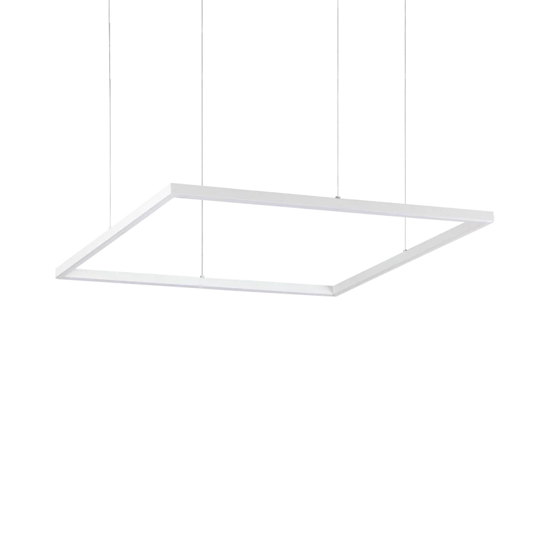 Lámpara colgante Ideal Lux Oracle Slim blanco LED 44W 3000K 70cm