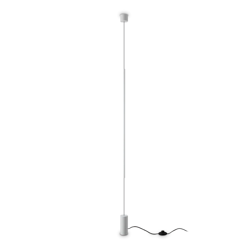 Lámpara de pie Ideal Lux Essence blanco cristal LED 14W 3000K 7m