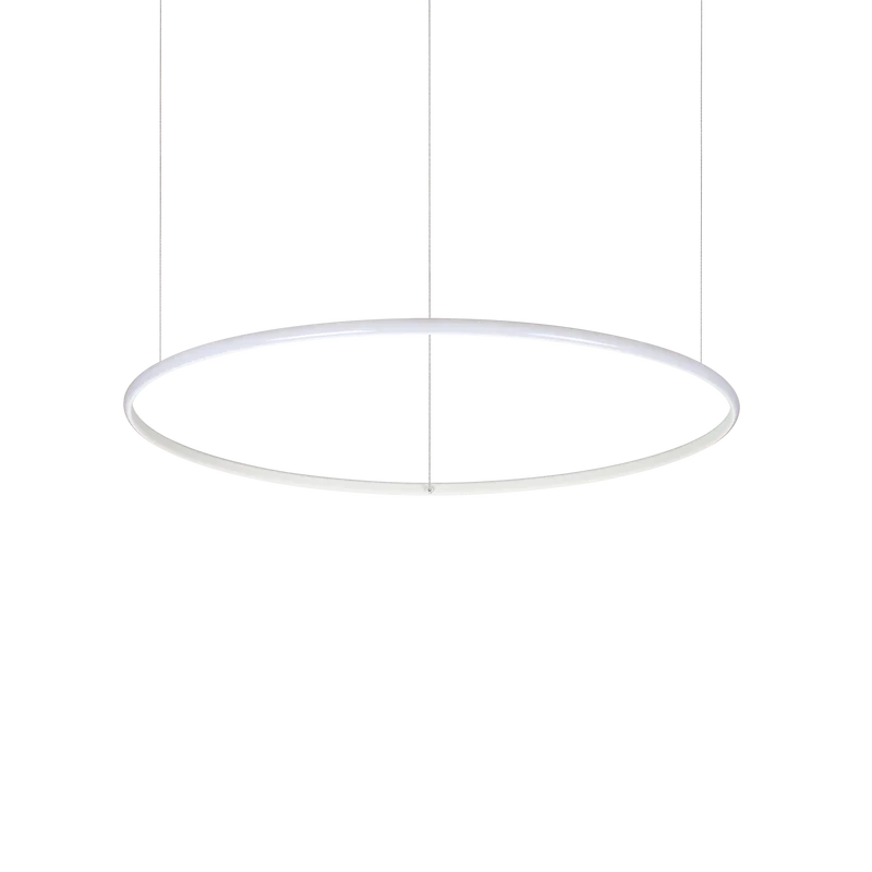 Lámpara colgante Ideal Lux Hulahoop blanco LED 39W Ø81,5cm