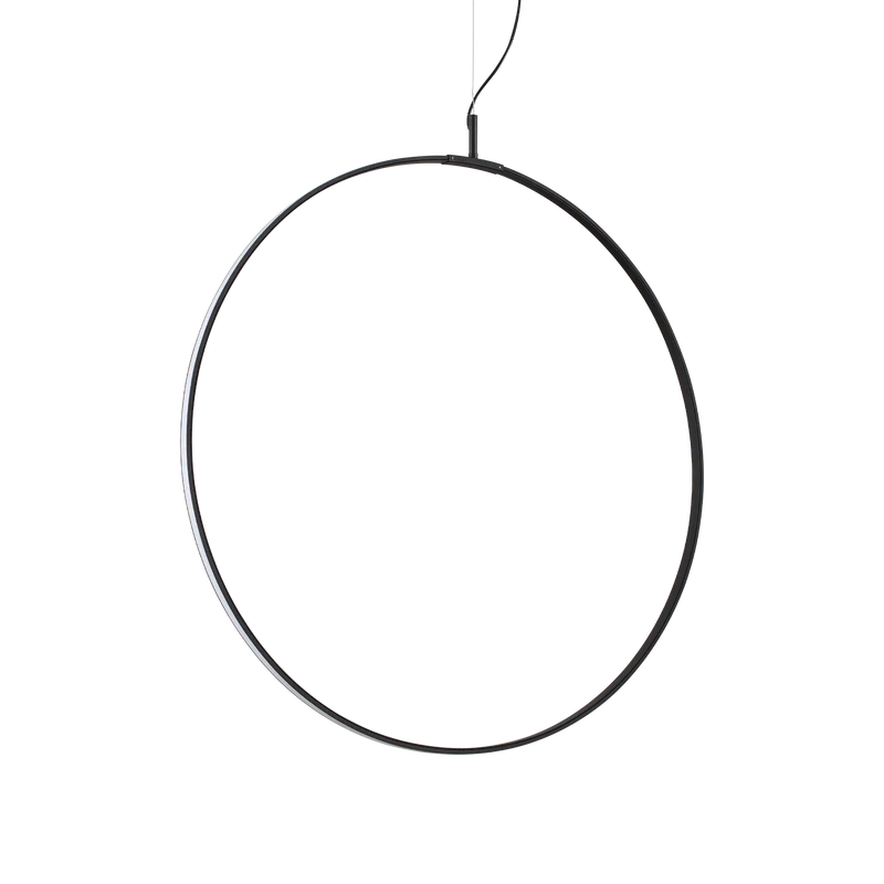 Lámpara colgante Ideal Lux Circus negro LED 36W 74,5cm