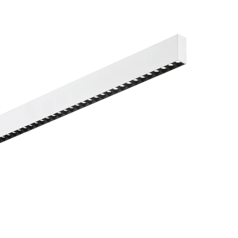 Sistema lineal Ideal Lux Steel blanco LED 2 luces 36W 4000K 107cm