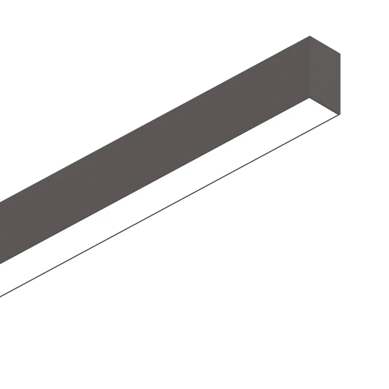 Sistema lineal Ideal Lux Fluo negro LED 27W 4000K 120,5cm