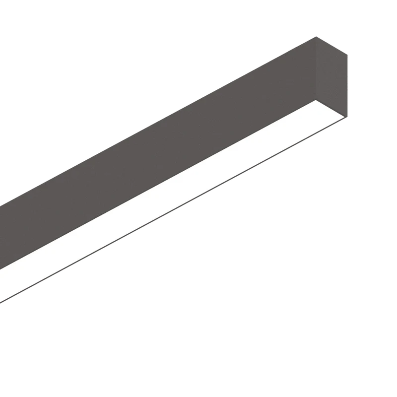 Sistema lineal Ideal Lux Fluo negro LED 27W 3000K 120,5cm