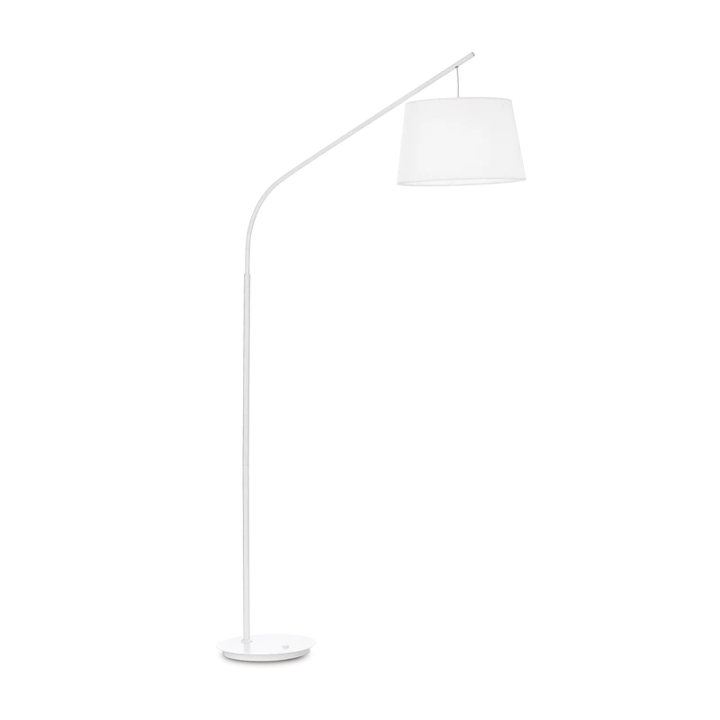 Lámpara de pie Ideal Lux Daddy blanco tela 60W 197cm