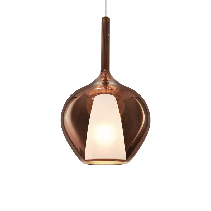 Lámpara colgante Ideal Lux Kalique cobre 42W Ø28cm
