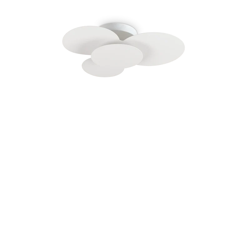 Plafón de techo Ideal Lux Cloud blanco LED 33W 52cm