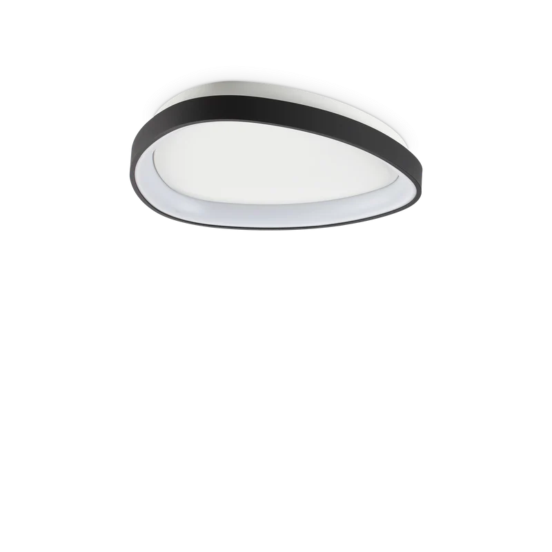 Plafón de techo Ideal Lux Gemini negro LED 24W 3000K Ø42,5cm