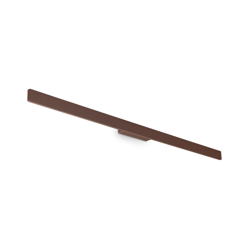Aplique de exterior Ideal Lux Linea marrón café LED 23W IP54 144cm