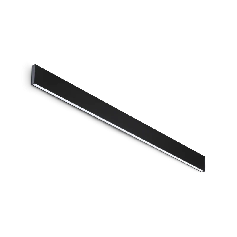 Aplique de pared Ideal Lux Steel negro LED 29W 4000K regulable 120,3cm