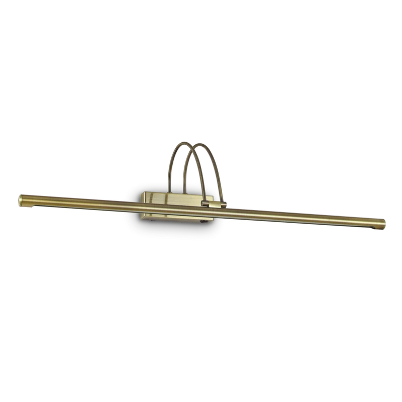Aplique de pared Ideal Lux Bow brunido LED 8W 76cm