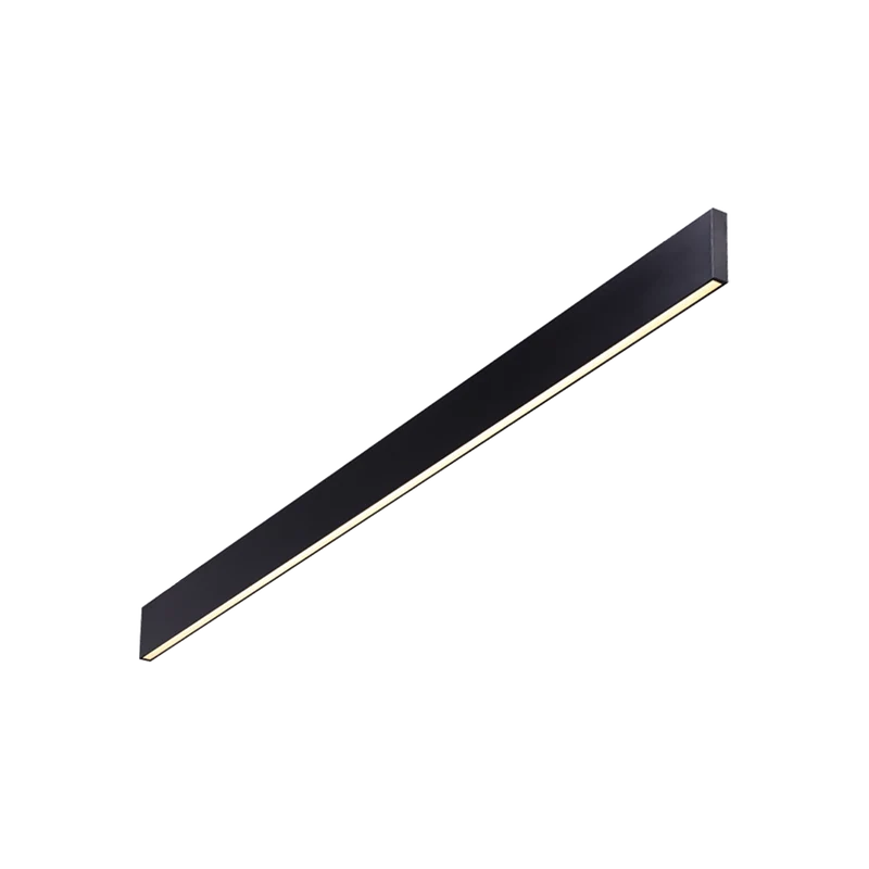 Aplique de pared Ideal Lux Steel negro LED 32W 4000K regulable 120cm