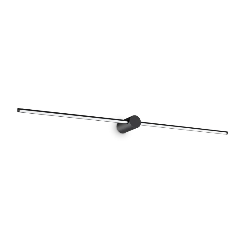 Aplique de pared Ideal Lux Essence negro LED 2 luces 16W 3000K 115cm