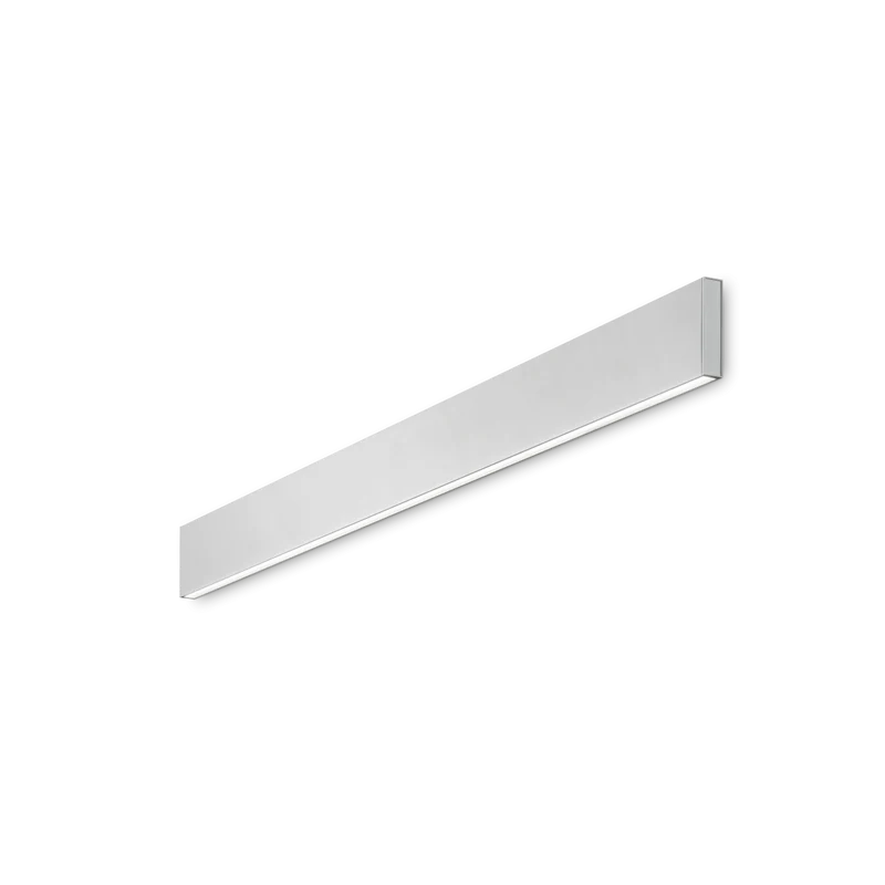 Aplique de pared Ideal Lux Steel blanco LED 32W 4000K regulable 120cm