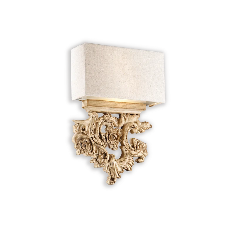 Aplique de pared Ideal Lux Peter canvas tela 2 luces 80W 30,5cm