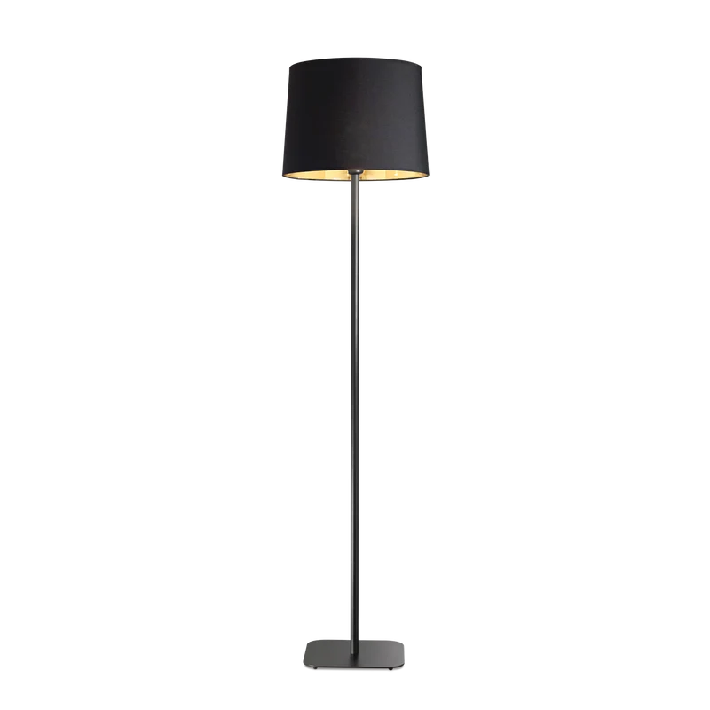 Lámpara de pie Ideal Lux Nordik negro tela 60W 162cm