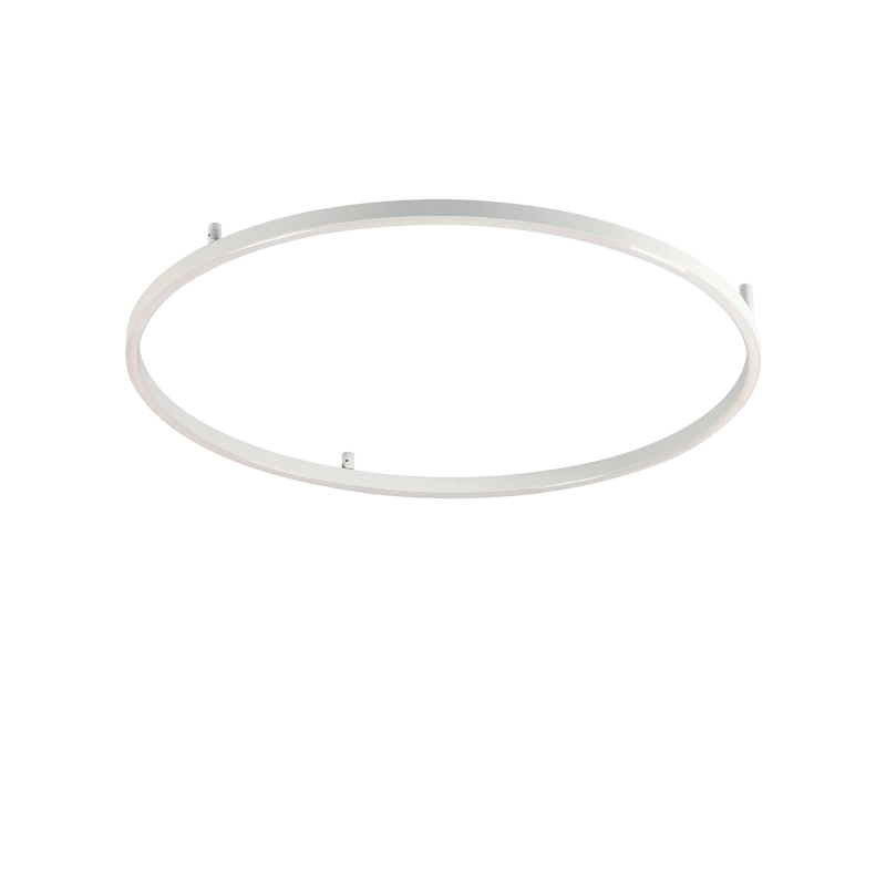 Plafón de techo Ideal Lux Oracle Slim blanco LED 53W 3000K Ø90cm