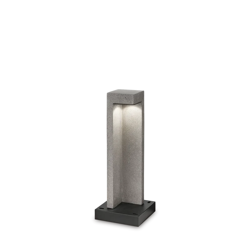 Baliza de exterior Ideal Lux Titano granito LED 8,5W 4000K IP55 49cm