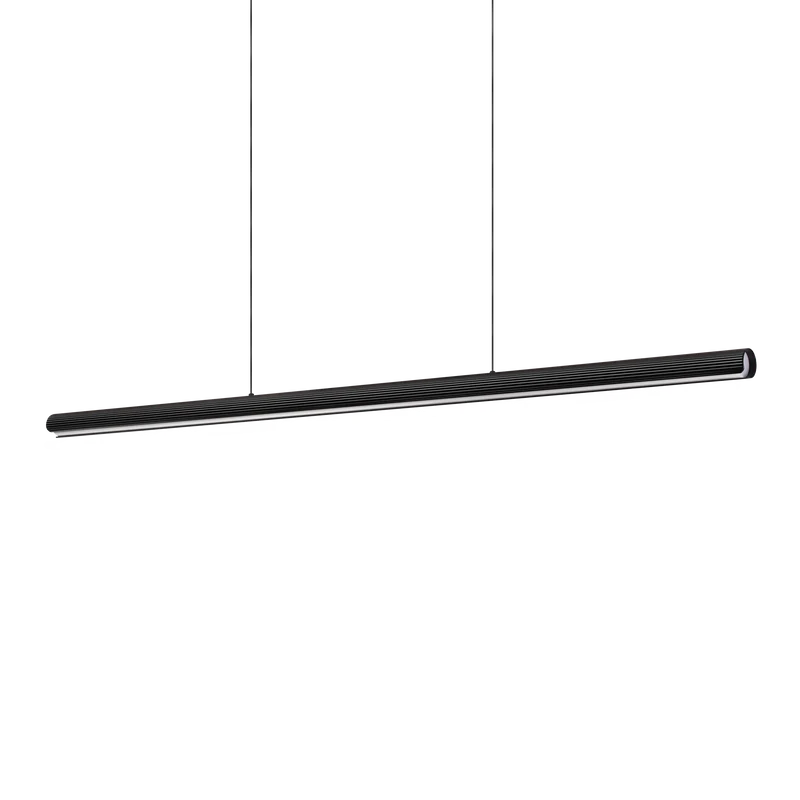 Lámpara colgante Ideal Lux Dorica negro LED 35W regulable 140cm