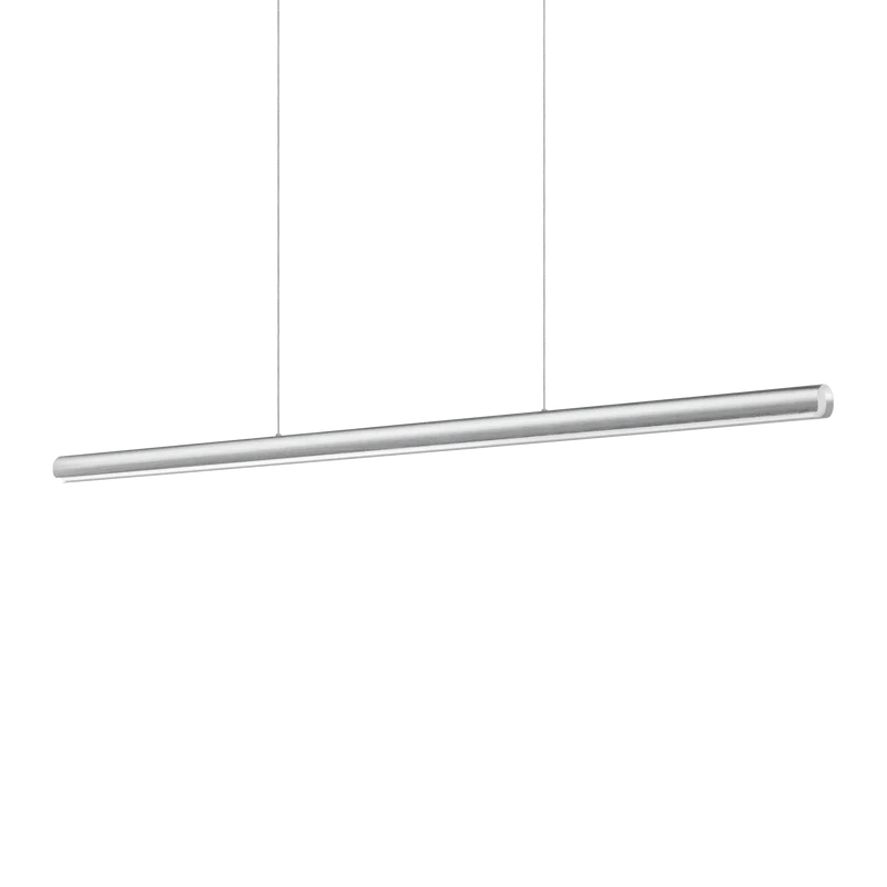 Lámpara colgante Ideal Lux Dorica acero LED 35W regulable 140cm