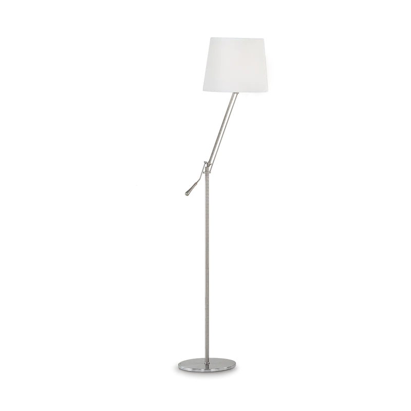 Lámpara de pie Ideal Lux Regol blanco tela 60W 163cm