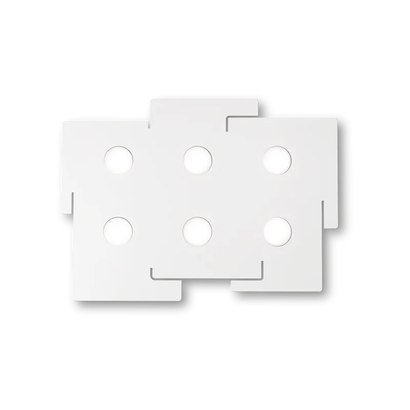 Aplique de pared Ideal Lux Totem blanco 6 luces 90W 52,5cm