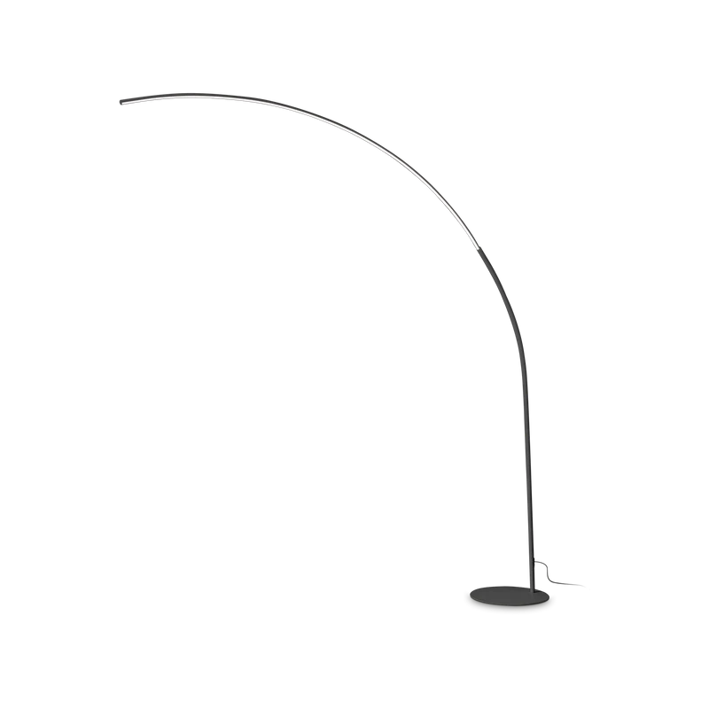 Lámpara de pie Ideal Lux Comet negro LED 30W regulable 210cm