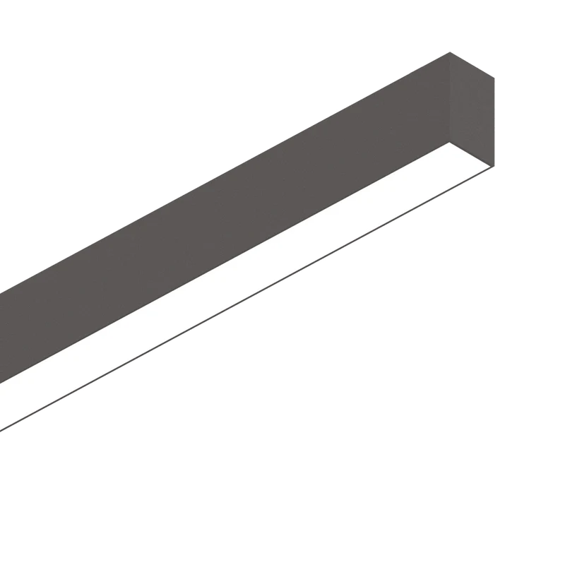 Sistema lineal Ideal Lux Fluo negro LED 36W 180,5cm 4000K
