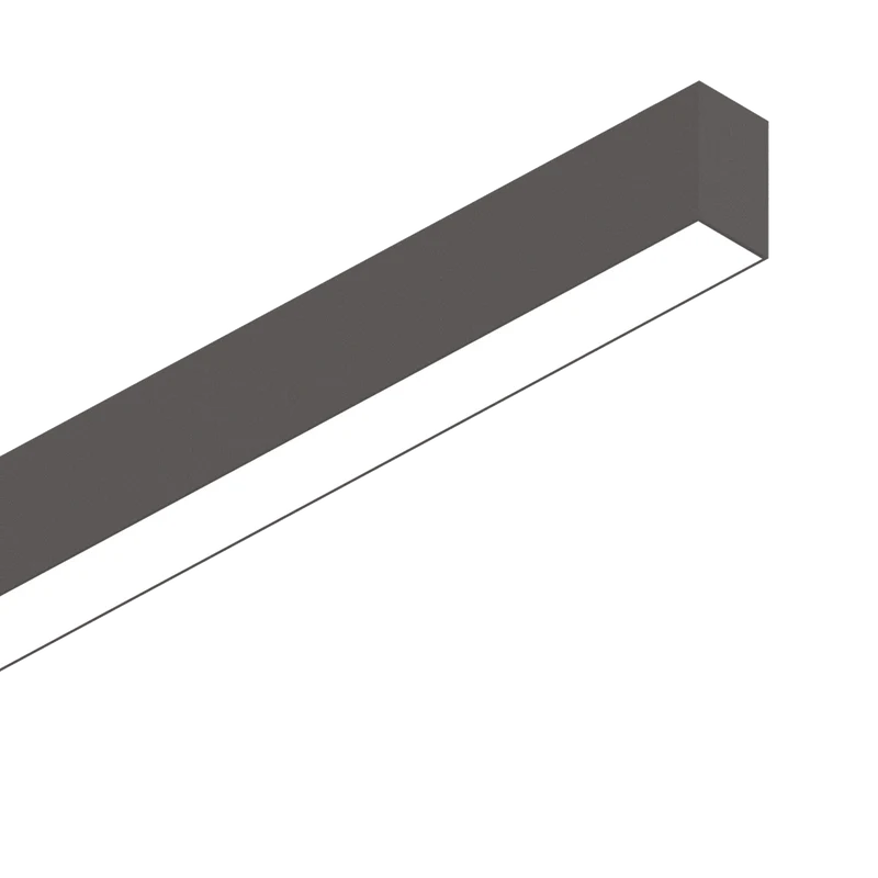 Sistema lineal Ideal Lux Fluo negro LED 36W 180,5cm 3000K