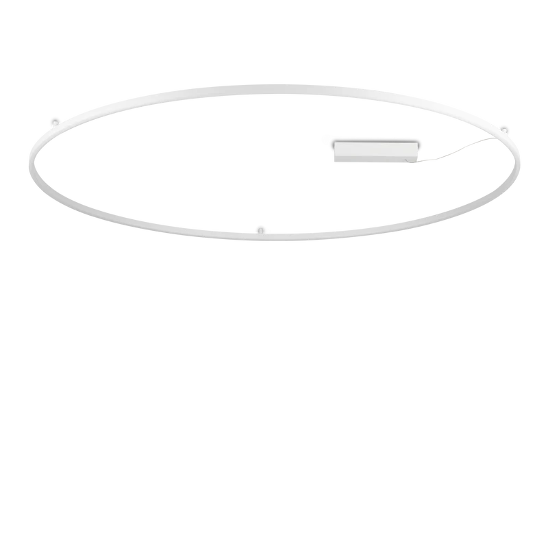 Plafón de techo Ideal Lux Oracle Slim blanco LED 81W Ø150cm 3000K