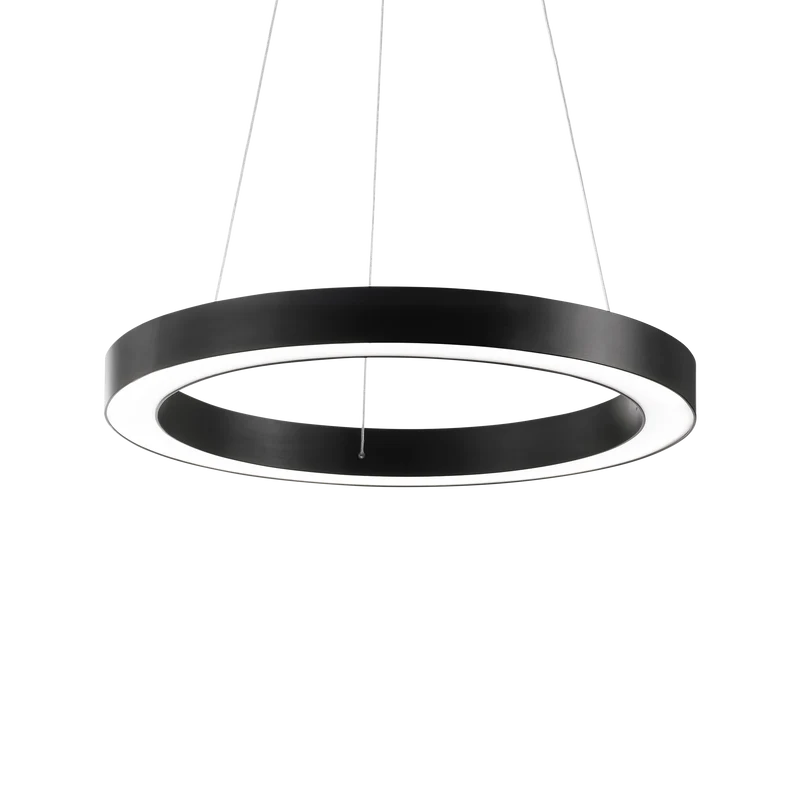 Lámpara colgante Ideal Lux Oracle negro LED 35W Ø70cm