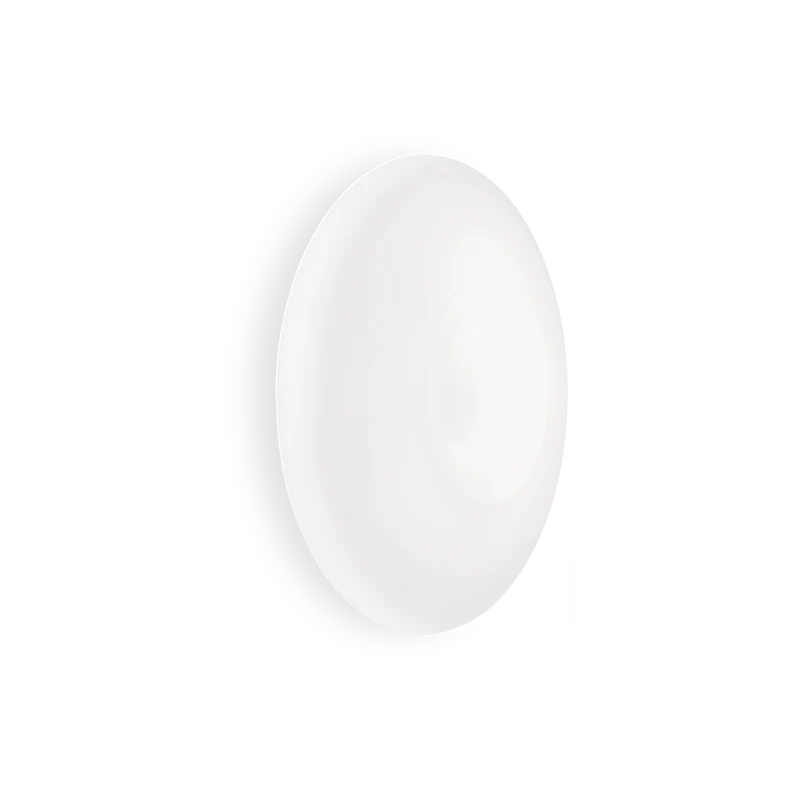 Plafón de techo Ideal Lux Glory blanco cristal 5 luces 300W Ø60cm