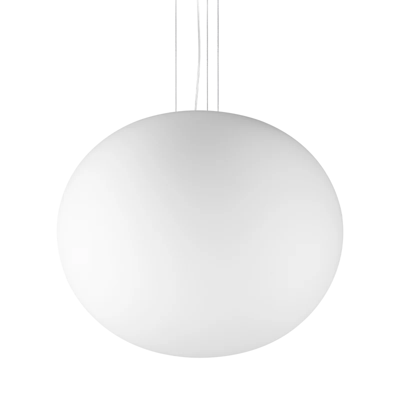 Lámpara colgante Ideal Lux Cotton blanco cristal 42W Ø50cm