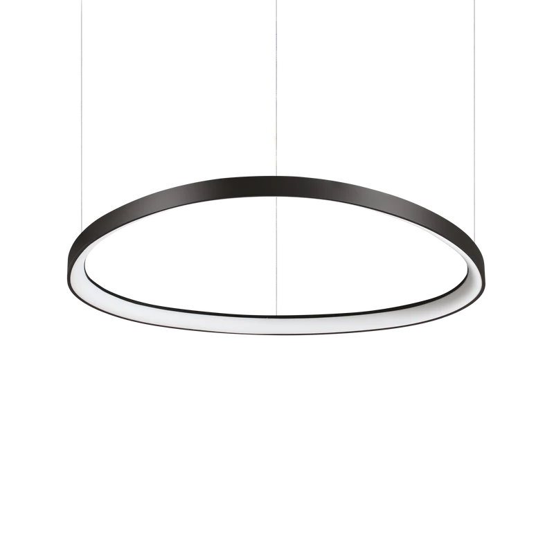 Lámpara colgante Ideal Lux Gemini negro LED 56W 2700K 81cm