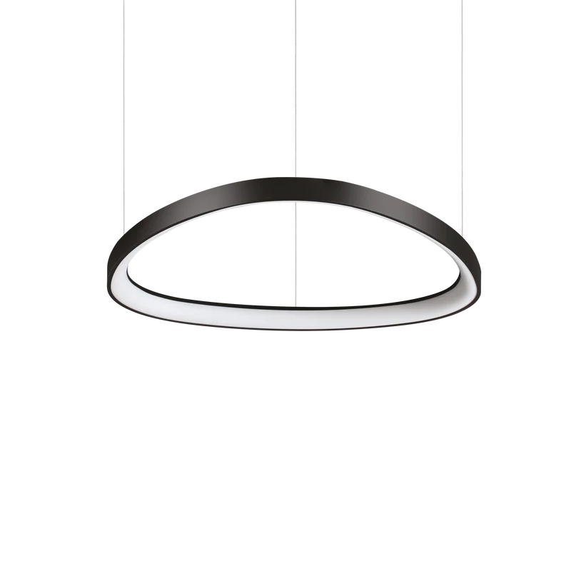 Lámpara colgante Ideal Lux Gemini negro LED 47W 3000K regulable 61cm