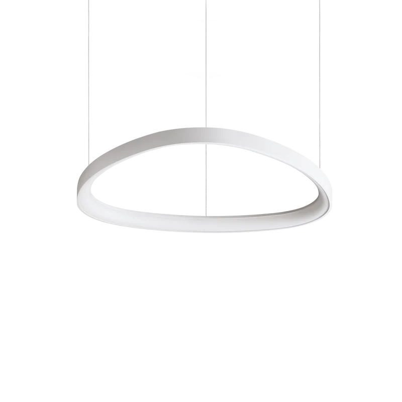 Lámpara colgante Ideal Lux Gemini blanco LED 47W 3000K regulable 61cm